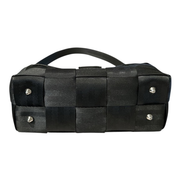 Harveys Original Seatbelt Purse Shoulder Strap Bag Black Tote Medium - Picture 5 of 6